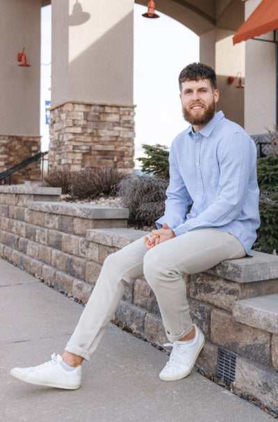 Faherty Stretch Terry 5-Pocket Pants, Stone