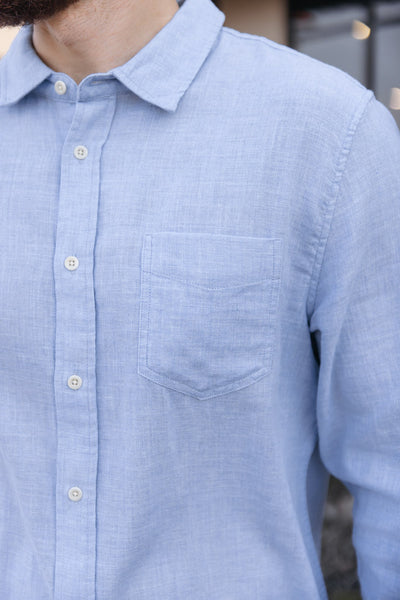 Rails Wyatt Shirt, Blue Melange