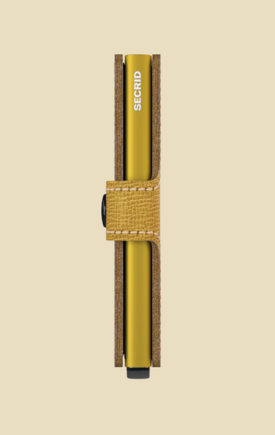 Secrid Miniwallet Crisple, Ochre