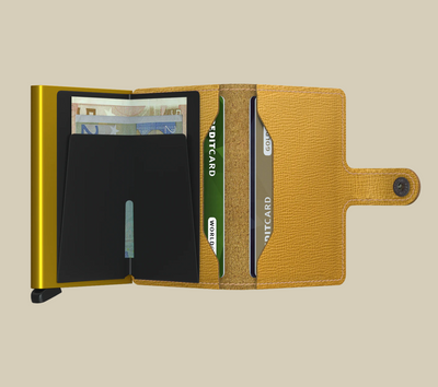 Secrid Miniwallet Crisple, Ochre