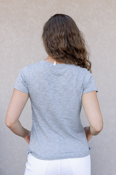 ATM Schoolboy Slub Jersey V-Neck Tee