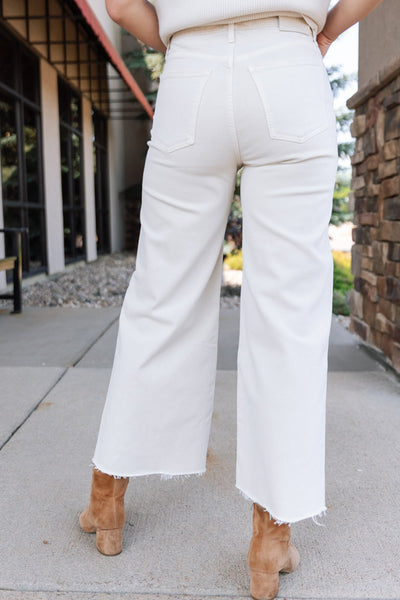 Citizens of Humanity Lyra Wide Leg Crop, Almondette