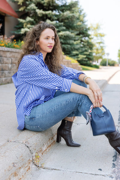 Citizens of Humanity Kayla Shirt, Mesa Stripe