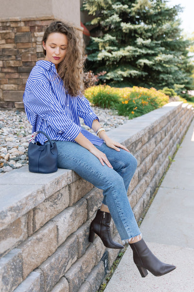 Citizens of Humanity Kayla Shirt, Mesa Stripe