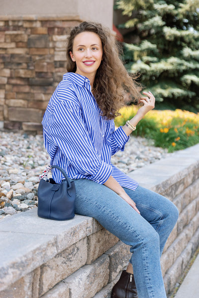 Citizens of Humanity Kayla Shirt, Mesa Stripe