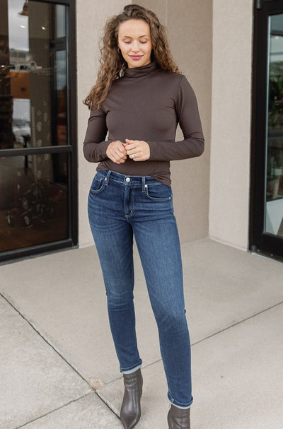 Citizens of Humanity Sloane Mid-Rise Skinny, Baltic, Size 30