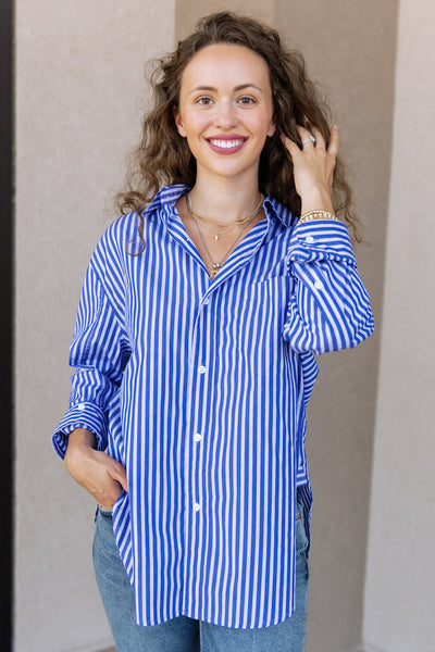 Citizens of Humanity Kayla Shirt, Mesa Stripe