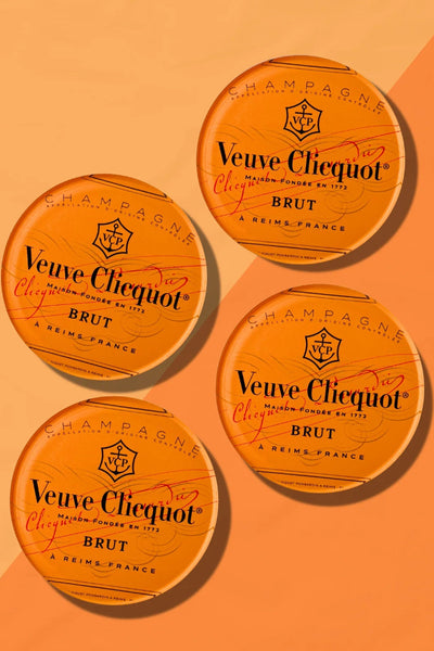 Pop The Bubbly Coasters, Set of 4