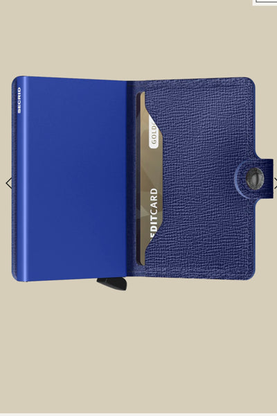 Secrid Miniwallet Crisple, Cobalt
