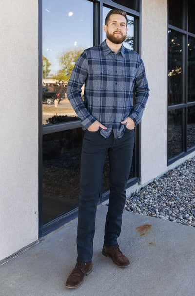 Faherty Stretch Terry 5-Pocket Pants, Onyx