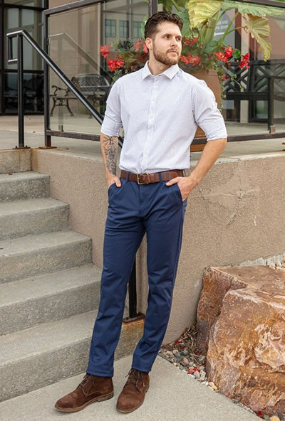 Rhone Slim Fit Commuter Pant (33" length), Navy