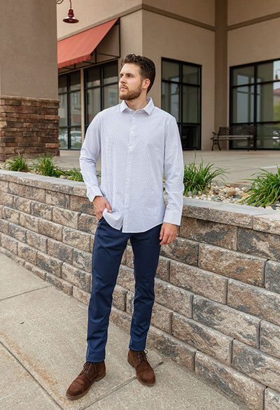 Rhone Slim Fit Commuter Pant (33" length), Navy