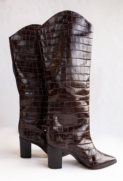 Schutz Analeah Chocolate Boot
