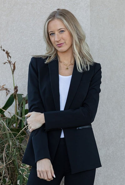 Veronica Beard Scuba Dickey Jacket, Black