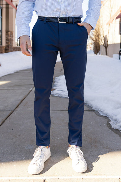 Rhone Slim Fit Commuter Pant (33" length), Navy