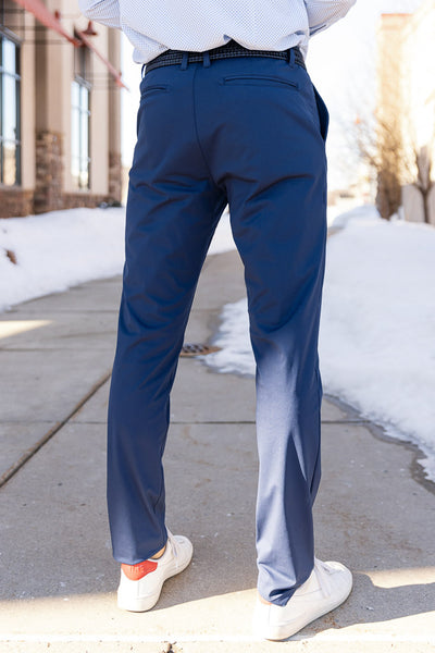 Rhone Slim Fit Commuter Pant (33" length), Navy