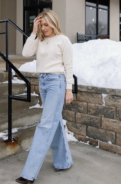 PWT Ziggy Reverse Fleece Sweatshirt, Sugar