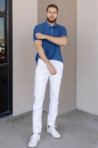 Rails Rhen Terrycloth Polo, Ensign Blue