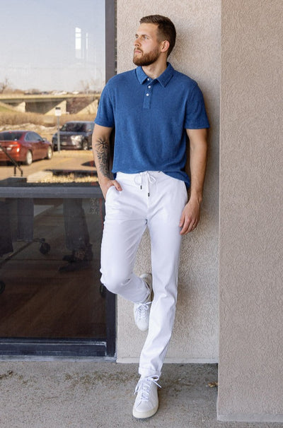 Rails Rhen Terrycloth Polo, Ensign Blue