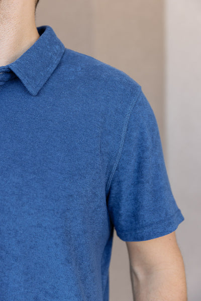 Rails Rhen Terrycloth Polo, Ensign Blue