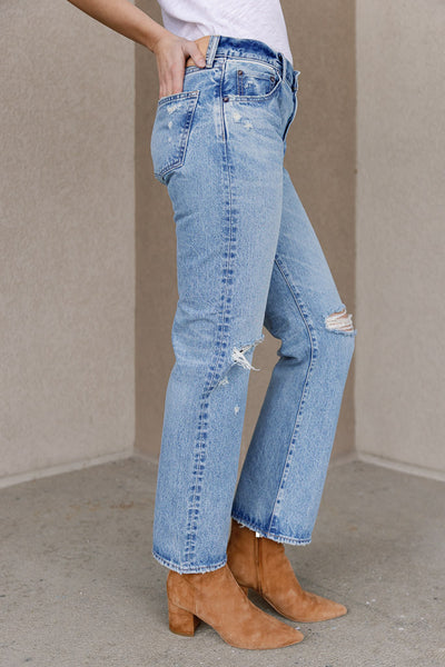Moussy MV Belmont Straight Jeans, Size 29