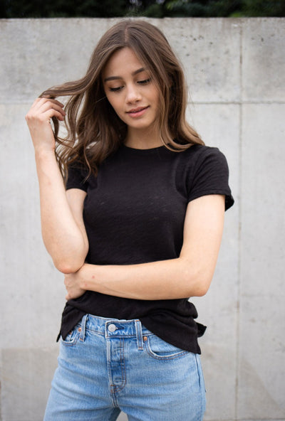 ATM Schoolboy Slub Jersey Crew Neck T-shirt - RUST & Co.