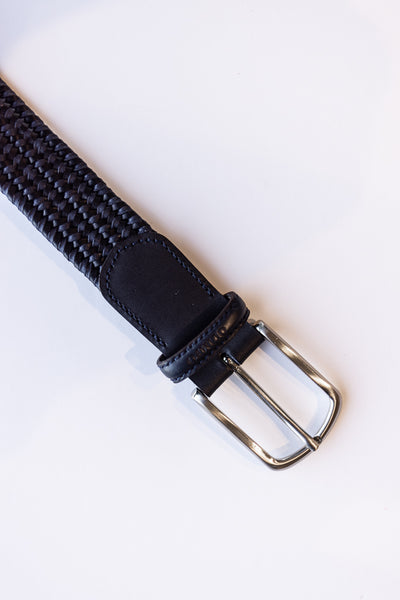 Mens Braided Leather Belt (size 28/30 waist)