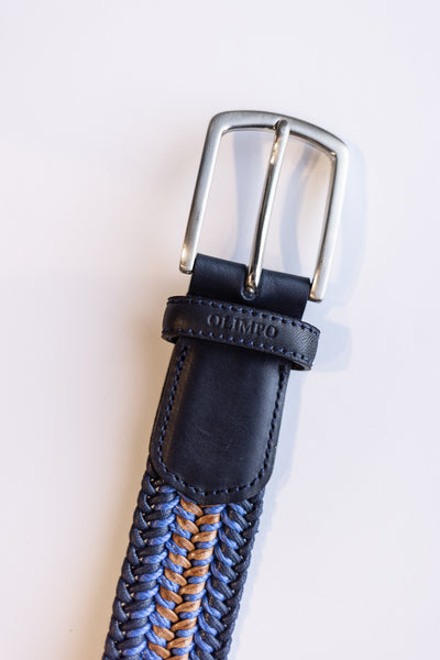 Mens Braided Leather Belt (size 28/30 waist)