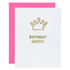 Paperclip Greeting Card, Birthday Queen