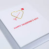 Paperclip Greeting Card, Happy Valentine's Day