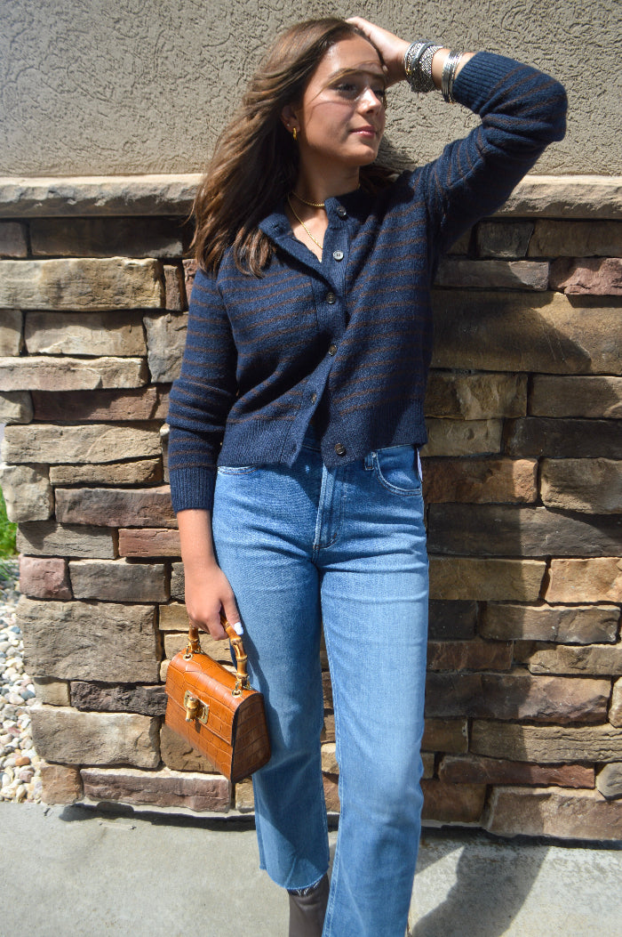 Tatum Striped Cardigan