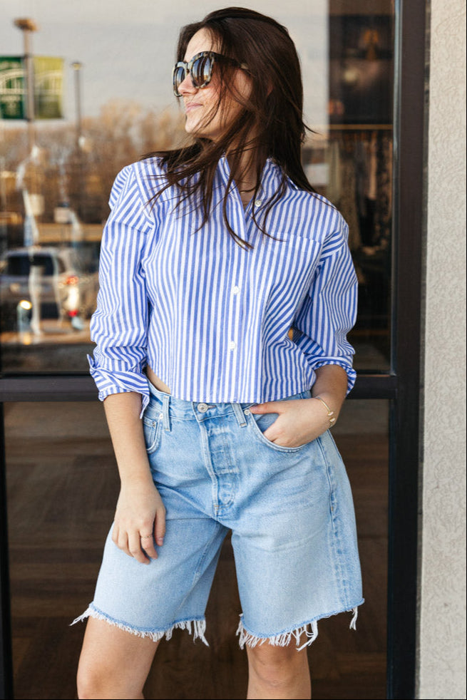 rails dress shirt Rails Women's Ramy Shirt - Blue - Size L