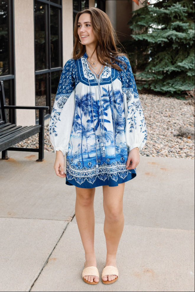 Farm Rio Palm Tree Dress Farm Rio Palm Tree Dress