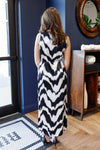 Bella Dahl Ikat Belted Maxi Dress