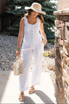Bella Dahl Pleated Wide Leg Ankle Pant, White