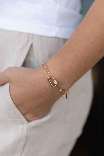 Lana Lock Stretch Bracelet