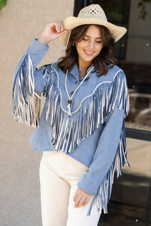 Mae Fringe Jacket