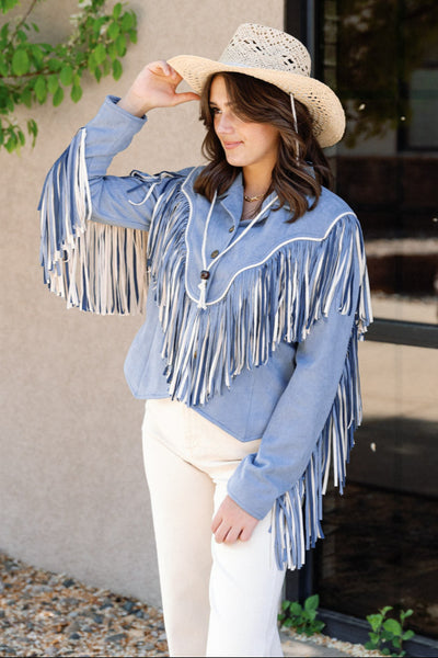 Mae Fringe Jacket