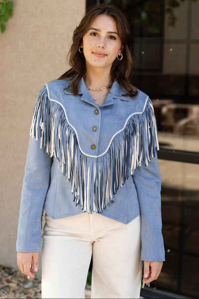 Mae Fringe Jacket