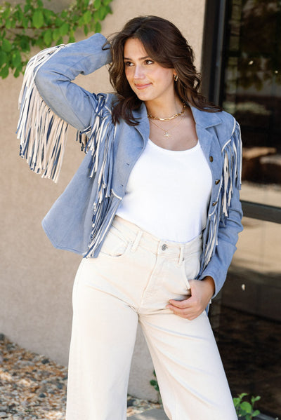 Mae Fringe Jacket