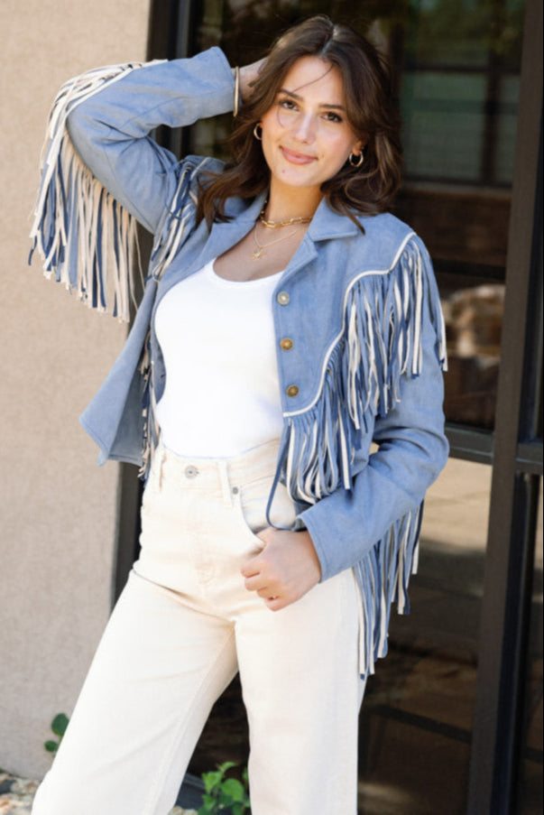 Mae Fringe Jacket