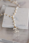 .Designer Pearl Lariat Chain