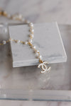 .Designer Pearl Lariat Chain