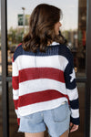 All American Chunky Henley Sweater