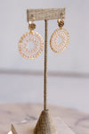 .Paris Earrings, Sand