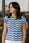 Rails Coen Crochet Knit Sweater