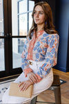 PRE-ORDER APRIL Petra Block Print Button Down