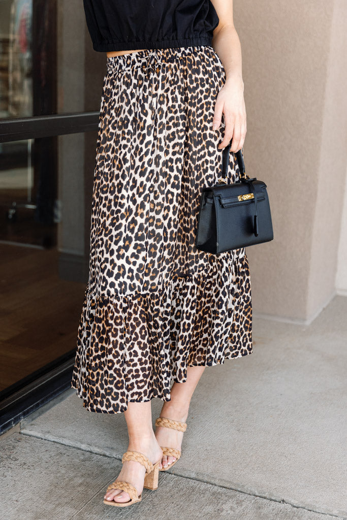 Anita Leopard Skirt