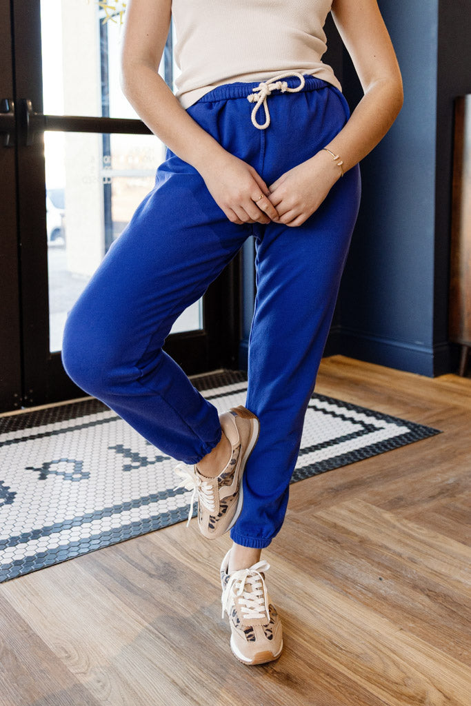 Perfect White Tee Jonny French Terry Sweatpant, Blue