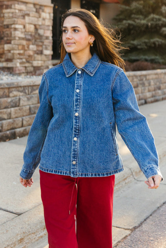 STILL HERE Coach Jacket RUST1